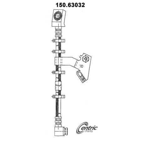Centric Parts Brake Hose, 150.63032 150.63032